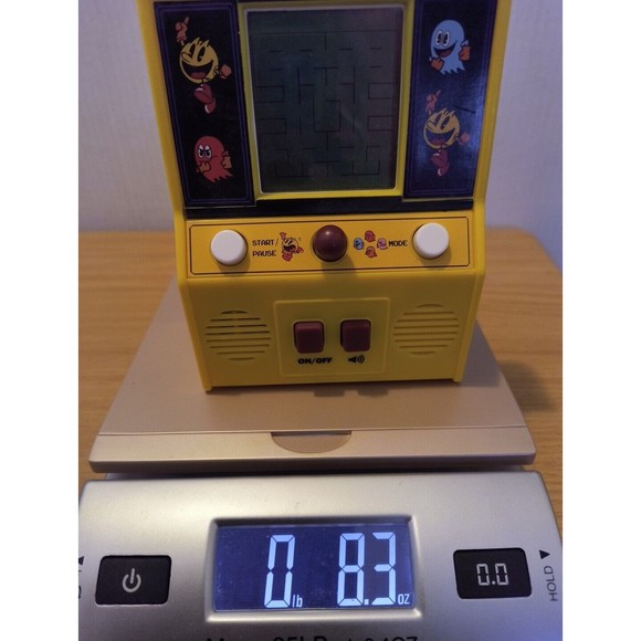 Vintage Pac-Man Bandai Namco Small Handheld Arcade Game Yellow WORKS - Picture 6 of 6